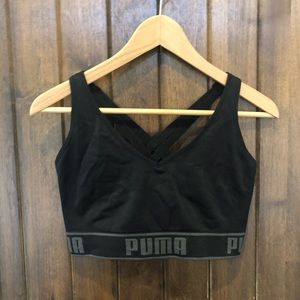 Puma Black Sports Bra